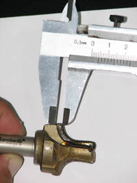 Измерение высоты алмазной напайки. Алмаз 4,5 мм